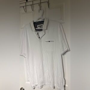 Ted baker white  and blue shirt